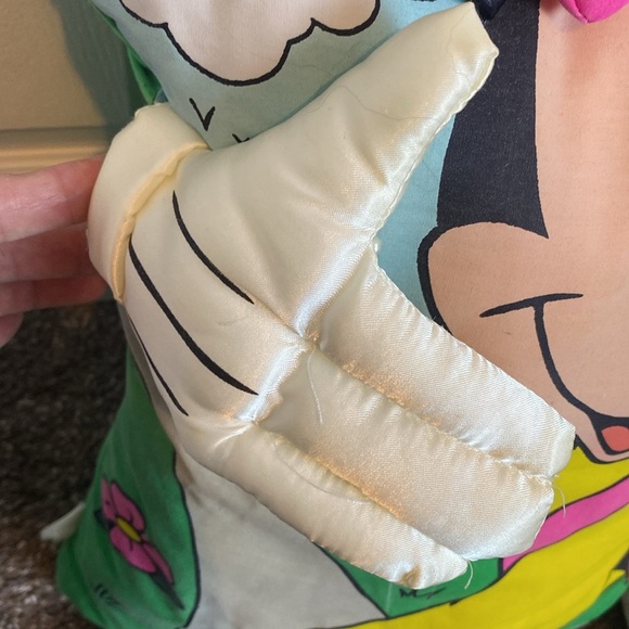 Vintage Disney Minnie Mouse Cuddle Pillow with Arms & Legs - Picture 7 of 12